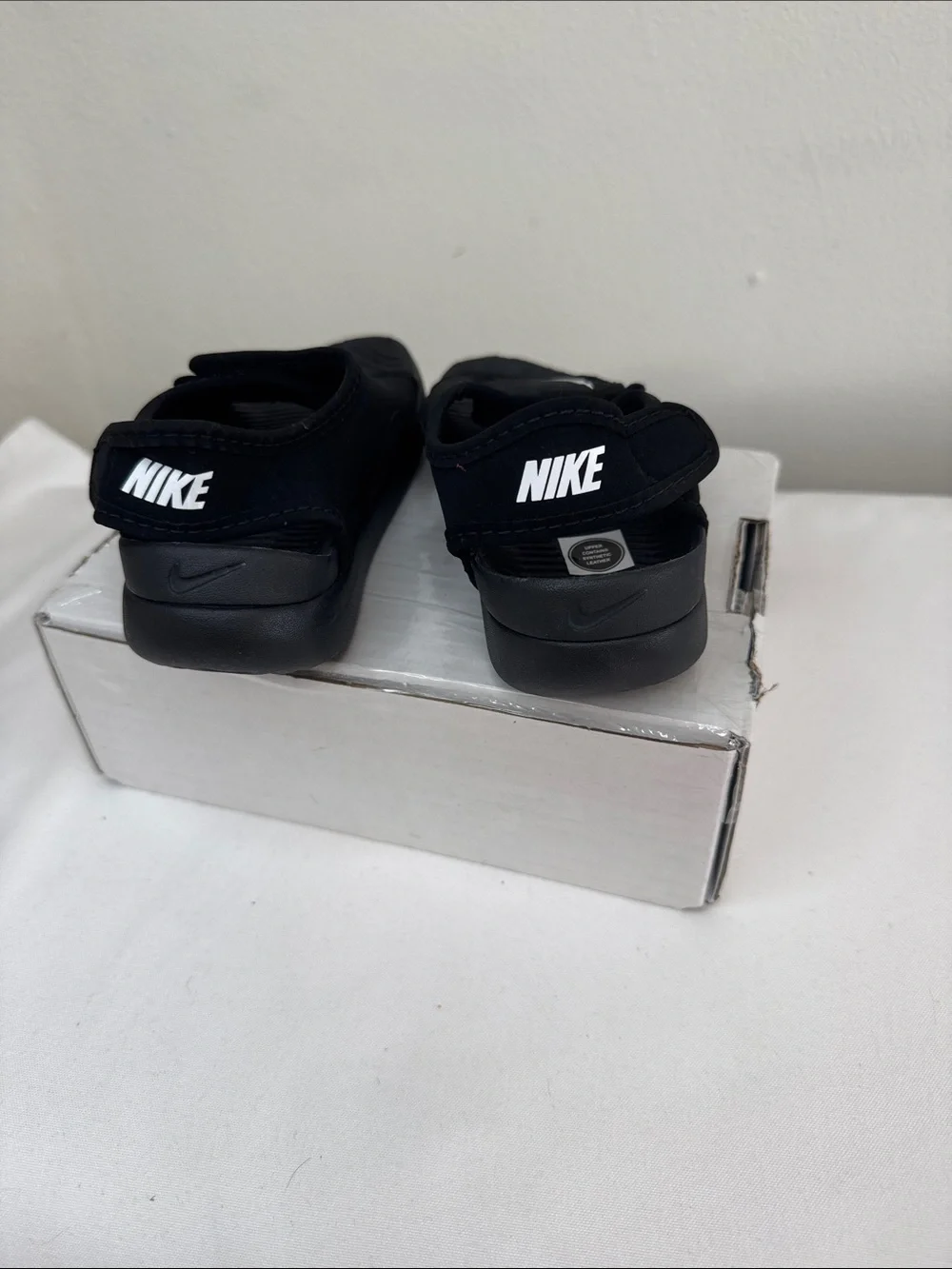 Nike (GS) Sunray Adjust 5 V2 Black Slide Sandals Sz 11C